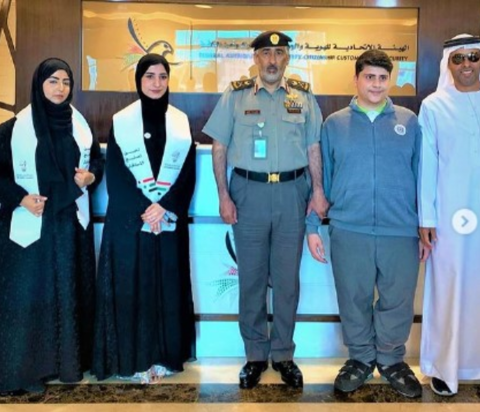 معرض البصمات المبتكرة بدعوة من الهيئة الاتحادية للهوية والجنسية والجوازات.